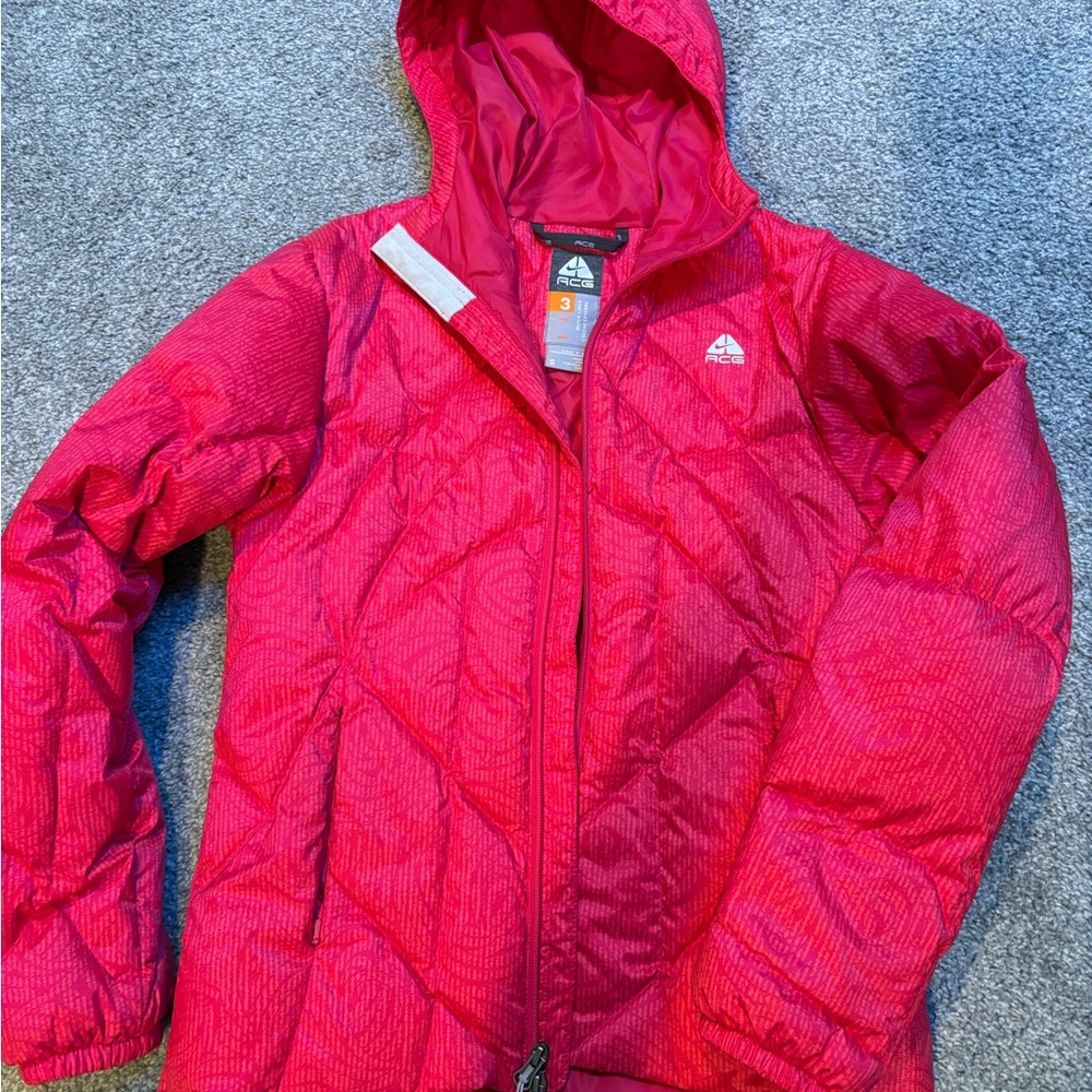 Nike Red Women's Puffer Jacket